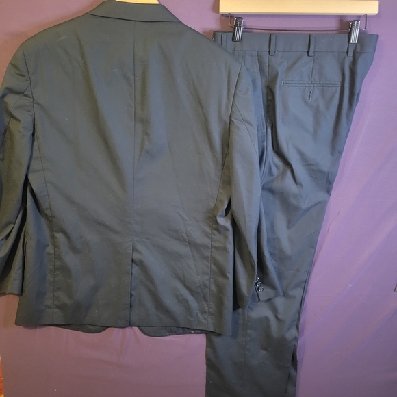 Brooks Brothers Navy Brookscool Poplin Men's Suit. Size 41R 35W - Picture 3 of 9